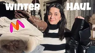 Jacket, Long Shrug, Boots, Sweatshirt| Myntra Winter Haul| The Touchupgirl