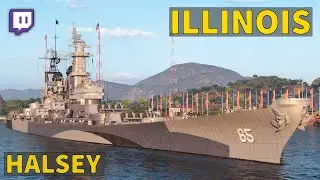 Иллинойс &mdash; мирный подбор игроков T7 | World of Warships