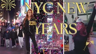 NEW YEAR’S EVE IN NYC 🎆 | TIMES SQUARE, FAMILY TIME & THE BALL DROP