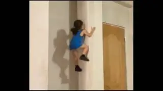 4 Year old kid with amazing indoor wall climbing skills | Wonder Kid