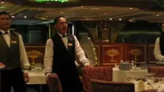 Our Waiter in Cruise Ship Diningroom.avi
