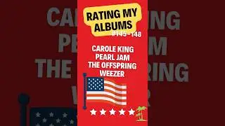 Album Ratings 145-148 | American artists: Carole King, Pearl Jam, The Offspring and Weezer #shorts