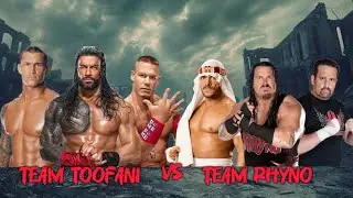 John cena Roman reigns & Randy orton vs Tommy dreamer Sabu & Rhyno : wwe2k25 gameplay