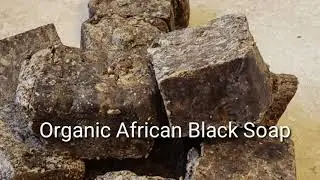 Organic African Black Soap/ ronke beauty