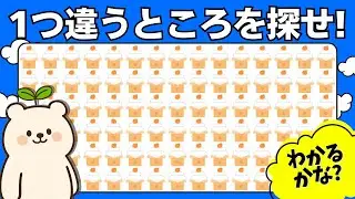 【間違い探し】違う鏡餅を探せ！あなたは見つけられる？ | 脳トレ #016