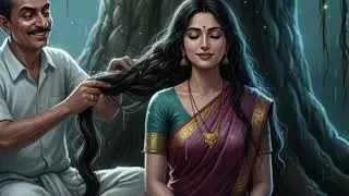 নাপিত ও মানুষ খেপো পেত্নী। 