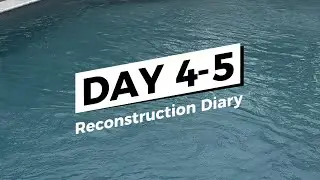 Day 4-5. Diary of the renovation of an old swimming pool
