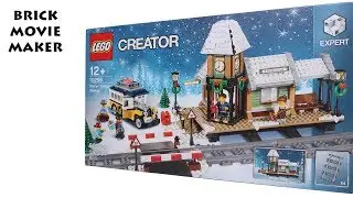 Lego 10259 Winter Village Station / Winterlicher Bahnhof Creator Expert speed build + clips