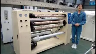 High Speed BOPP Tape Slitting Machine