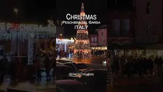 Lake Garda Sunset Christmas! Peschiera del Garda, Italy!