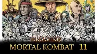 Mortal Kombat 11 Drawing Time Lapse
