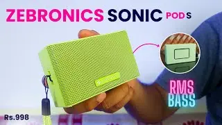 Premium Compact Stylish 💥 Zebronics Sonic Pod S | Sound Test + Review