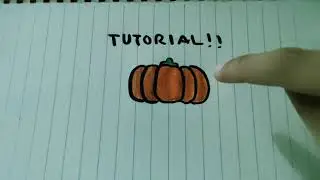 How to draw a PUMPKIN!! 🎃