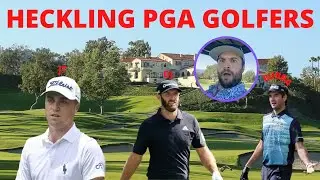 HECKLING PGA TOUR GOLFERS