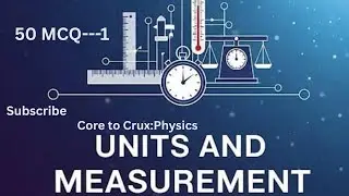 50 MCQs in Physics--Units & Dimensions---1