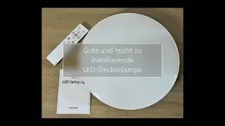 Led Deckenleuchte Dimmbar, Gute und leicht zu installierende LED Deckenlampe