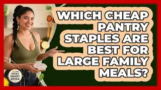 Which Cheap Pantry Staples Are Best For Large Family Meals? - Pocket Friendly Kitchen