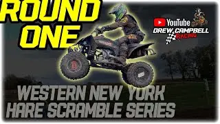 ATV action at Western NY Hare Scramble Series RD1