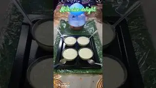 milk rice delight#rice kheer#kheer# sweet dish#YouTube short video#short video@Farha&shahana
