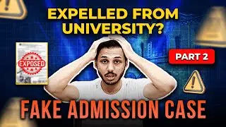 @Mudassir_Ali  Expelled from University? | Fake Admission Letter | Mudassir Ali SCAM PART 2