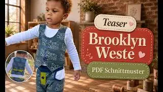 Kinderweste n&auml;hen | Brooklyn | Weste | N&auml;htutorial | n&auml;henlernen | Anf&auml;nger  | Frocks & Frolics