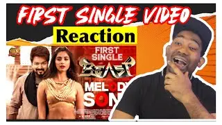BEAST first single Reaction | Beats of beast | Beast first single promo | Reaction | Vijay | Tamil