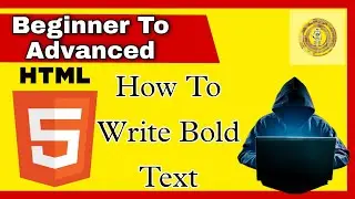 How to Write Bold Text In HTML / Beginner To Advanced Level / HTML #Shorts