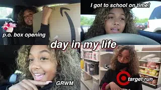 Day in My Life | GRWM | target run | po box opening | LexiVee