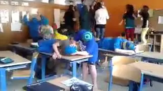 best harlem shake video in school