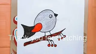 Sparrow easy drawing for kids #vidioviral#easydrawing#youtubevidio#sparrow#@Easy Art DRK 