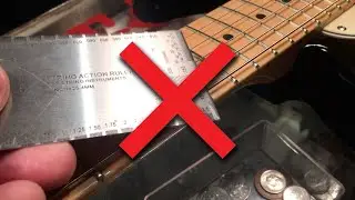 How to measure string height with more accuracy - simple trick