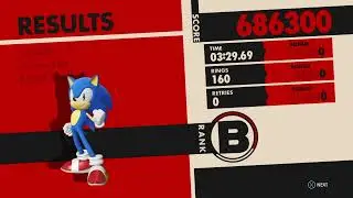 SONIC FORCES (1) PS4 Pass a mission with high score