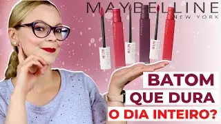 Batons Super Stay Matte Ink da Maybelline | Batom Dura o Dia Inteiro? | Juliana Moreira ❤