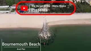 Bournemouth Beach & Pier, Dorset, DJI Mini 3, 4K Drone Footage