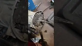 Nissan 350z transmission bell housing mod for ls wap