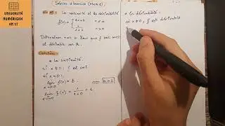Exercice 5 : Trouver a et b pour que f soit continue et dérivable