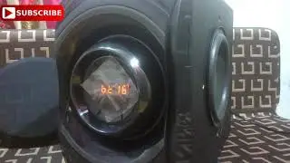 Philips SPA8000B/94 5.1 Home Theater Bass Test