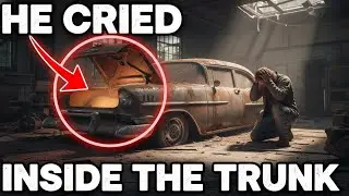 Vintage Car Found Buried in a Garage &mdash; Worker Cut Open the Trunk and Began to Cry
