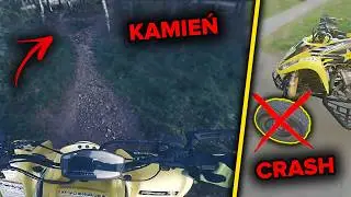 Quad Suzuki LTZ 400 - CRASH 😵 Ugiąłem felgę na kamieniu 🤬
