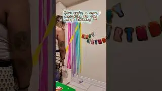 The night before my baby&rsquo;s birthday #secondbirthday #toddlerbirthday #birthdaysetup
