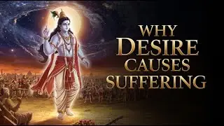 Bhagavad Gita Lesson 8 - Why Desire Causes Suffering | Wisdom of Krishna #bhagavadgita #innerpeace