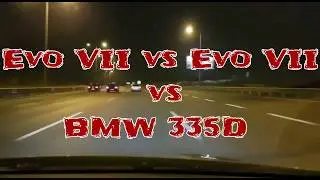Mitsubishi Evo VII Rolling vs Bmw 335D T&uuml;rkiye