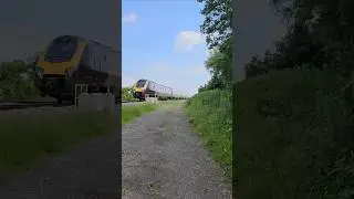 Crosscountry passing Hewish #Crosscountry #train#trains #crosscountry trains#railway #uk#britishrail