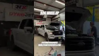 2023 Ford F150 Platinum with E85 tune on the Dyno #truck #coyote #daily
