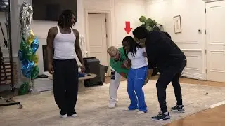 Duke Dennis and Chris Brown teach Kai Cenat how to BACKFLIP!!