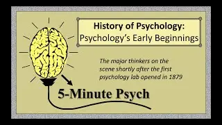 History: Psychology's Early Beginnings