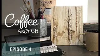 Mixing black and 'black'? Coffee & Ink - Coffee Sketch Episode 4