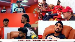 R Ponting,S Iyer, Arshdeep, Yuzi Chahal Crying in PBKS Dressing Room After Lost Ipl 2025 Final