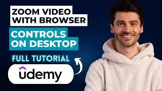 How to Zoom Udemy Video with Browser Controls on Desktop [2026 Full Guide]