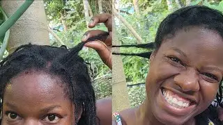 How I grow my 4c natural hair using protective hairstyles. Products I use to grow long natural hair